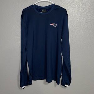 NEW Mens New England patriots Nike crewneck dri fit sweater